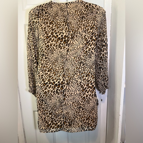 Time and tru cheetah print dress size M - Picture 3 of 10